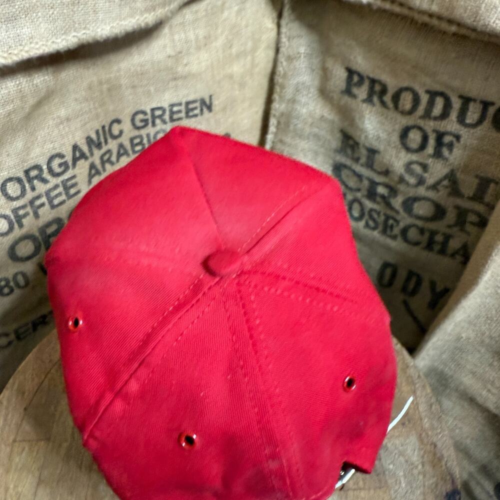 Vintage 80s Back to Basics Brewing Fort Collins Red Snapback Trucker Hat Cap USA - Picture 4 of 6